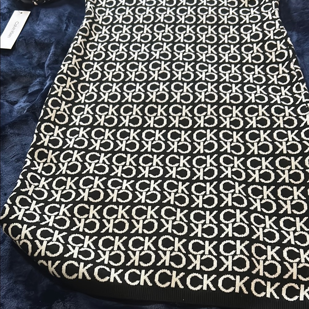CK Logo Patterned Dress - Picture 6 of 6